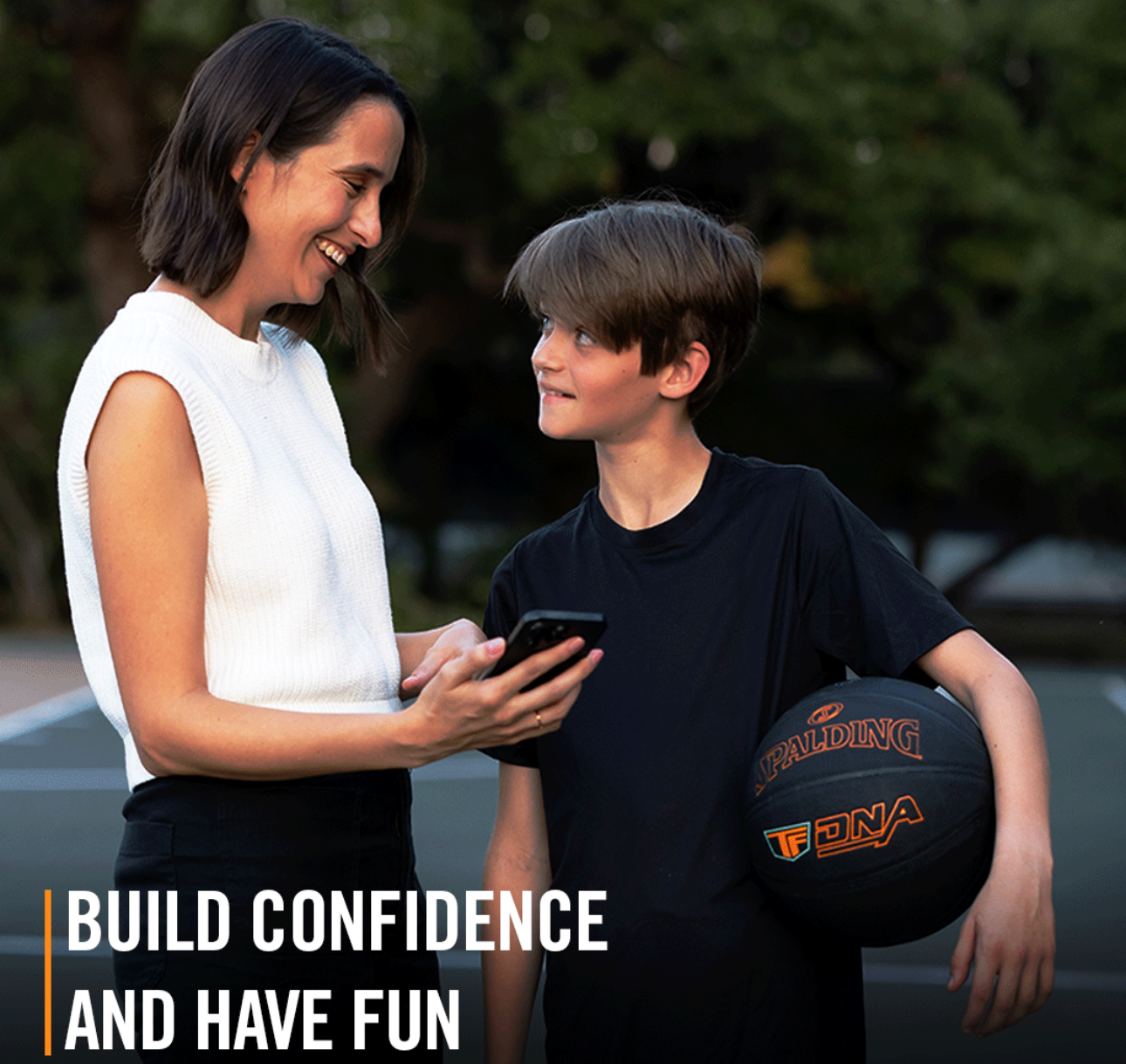 Spalding TF DNA Smart Basketball (1-Year App Subscription)